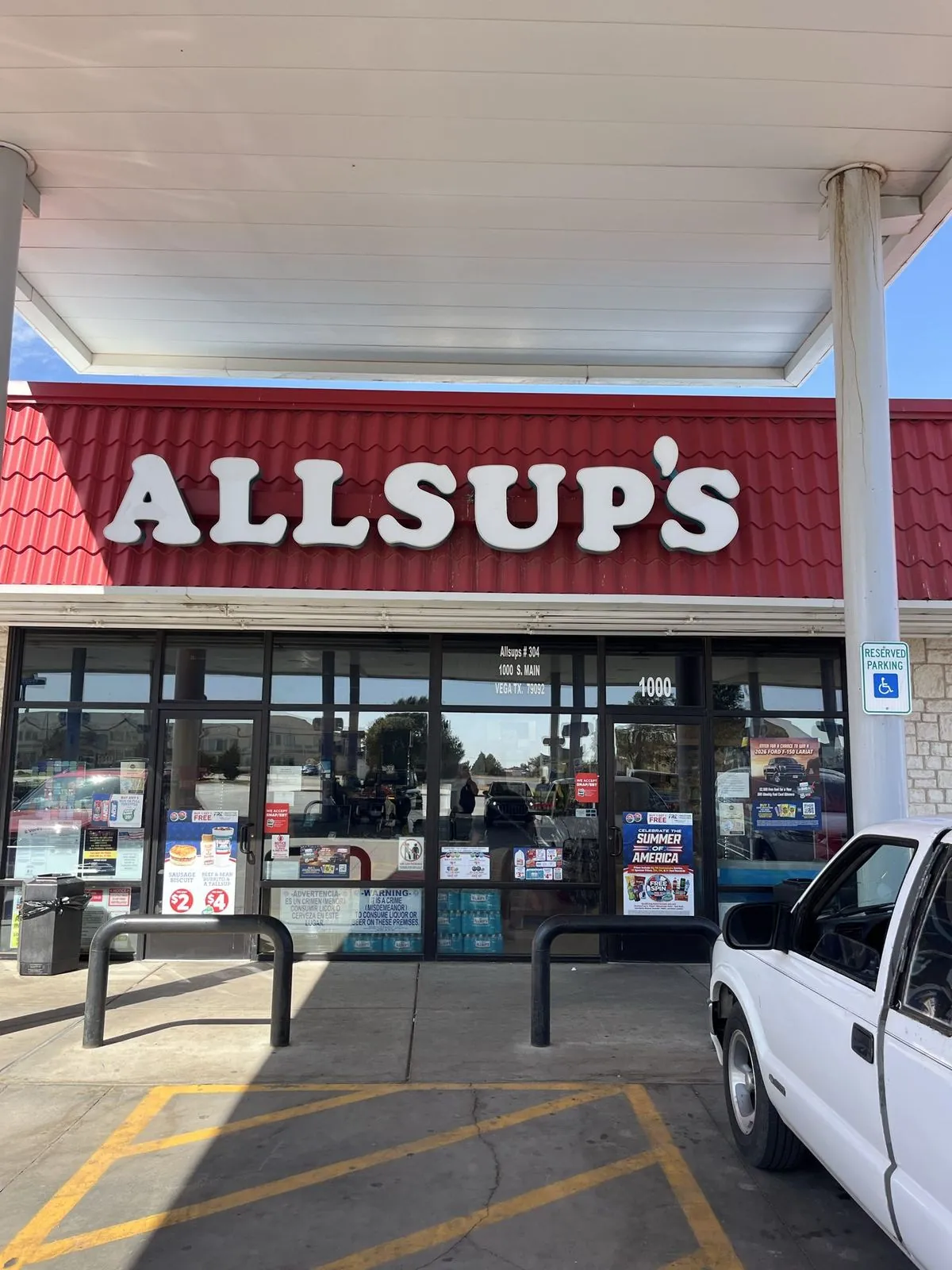 Allsup's storefront