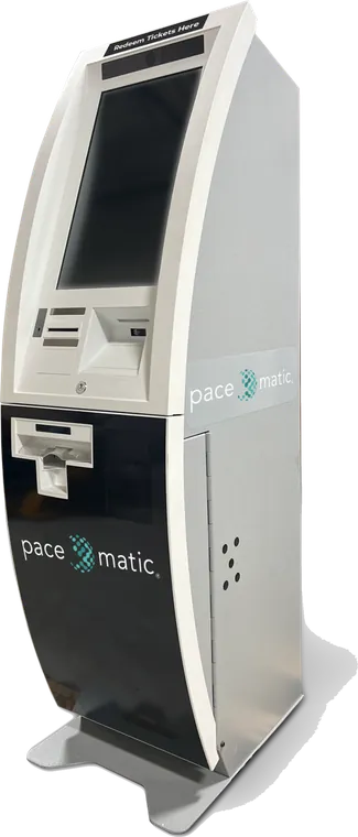A Pace-O-Matic ticket redemption terminal